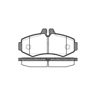 Колодки гальмові дискові передні WOKING P601300