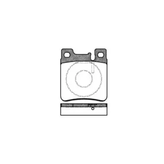 Тормозные колодки дисковые WOKING P507300