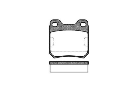 Тормозные колодки дисковые WOKING P339340