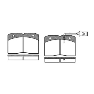 Тормозные колодки дисковые WOKING P311322