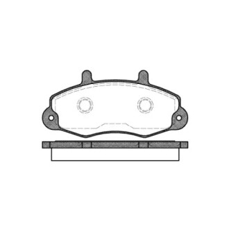 Колодки передні T12 WOKING P291300