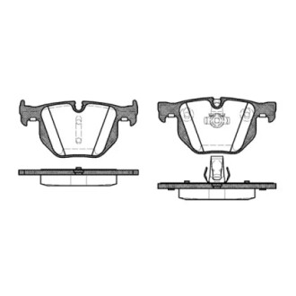 Колодки гальмівні P2813.60 WOKING P281360