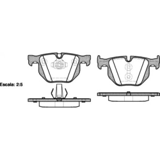 Колодки гальмівні P2813.61 WOKING P281361