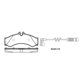 Колодки гальмівні P7143.12 WOKING P714312