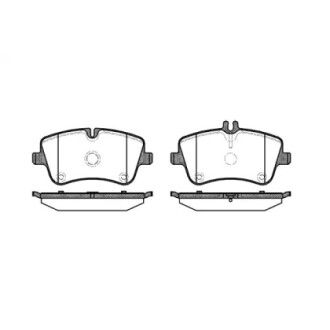 Гальмівні колодки дискові WOKING P668300