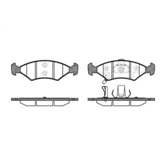 Гальмівні колодки дискові WOKING P402322