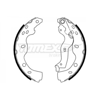 Гальмівні колодки барабанні TOMEX 2238