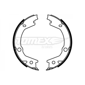 Гальмівні колодки барабанні TOMEX 2268