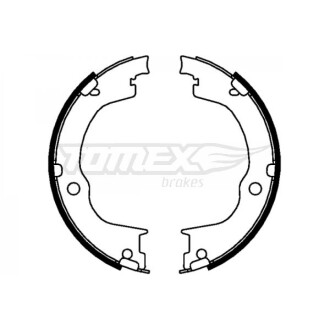 Гальмівні колодки барабанні TOMEX 2277