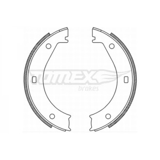 Гальмівні колодки барабанні TOMEX 2125