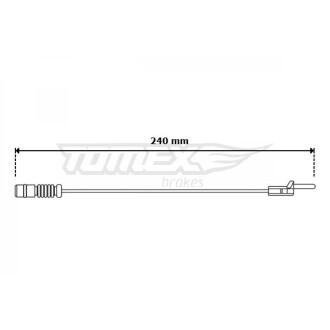 Датчик зносу гальмівних колодок 31-11 TOMEX 3111