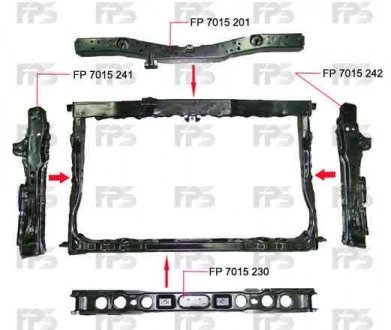 Ремчастина панелі FPS FP FORMA PARTS 7015 241