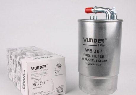 Фільтр паливний Opel Corsa D 1.3CDTI 06- FILTER WB 307 WUNDER WB-307 (фото 1)
