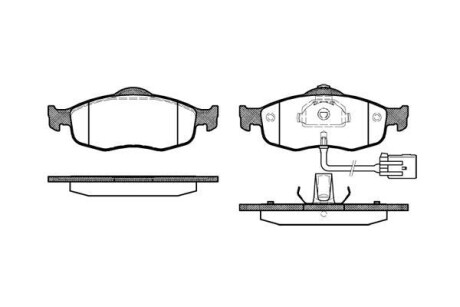 Гальмівні колодки дискові WOKING P532302