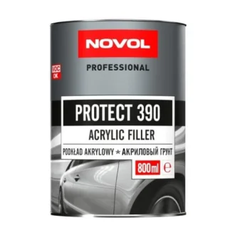 Акриловий Грунт PROTECT 390 сірий (4+1) Сірий NOVOL 90846