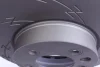 Диск тормозной (передний) Porsche Cayenne/VW Touareg 02- (330x32) (R) (с покрыт) (с прорезом) (вент) ZIMMERMANN 600.3225.55 (фото 3)
