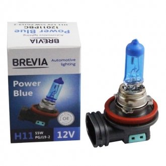 Автолампа Brevia 55 W 12 V темно-блакитна BREVIA HALOGEN 12011PBC