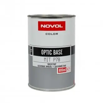 Автоемаль OPTIC BASE MIT P78, 0,8 л NOVOL 11766