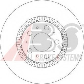 Тормозной диск перед. S60/S80/V70/XC70 (98-10) A.B.S. 17012