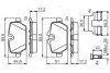 Тормозные колодки задн. BMW E87(1-serie), E90(3-serie) BOSCH 0986495477 (фото 1)