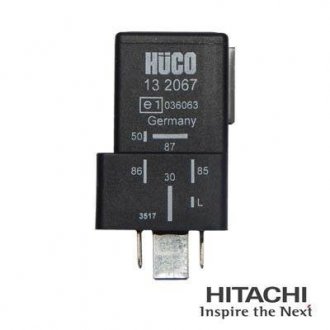 Реле, система накаливания HITACHI-HUCO 2502067 (фото 1)