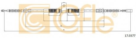 Трос гальма стоянки COFLE 17.0377