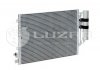 Радиатор кондиционера Logan 1.4/1.6 (04-) с ресивером АКПП/МКПП LUZAR LRAC ReLo04360 (фото 1)