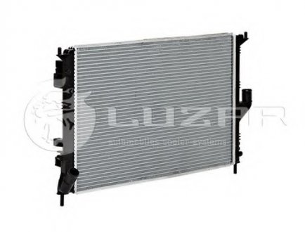Радиатор охлаждения Logan МКПП (08-) 1,4/1,6 с конд (алюм-паяный) LUZAR LRc ReLo08139