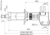 Амортизатор Матіз (98-)/Spark (98-) (стійка в зборі) перед (газо-масло) TRIALLI AG 05059 (фото 2)