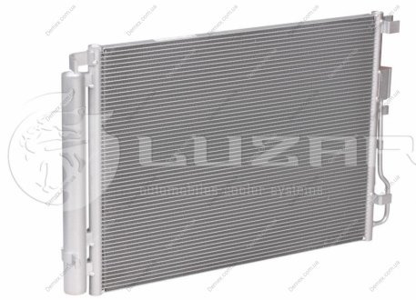 Радиатор кондиционера с ресивером TUCSON (15-)/SPORTAGE (16-) 2.0CRDI LUZAR LRAC 08D7 (фото 1)