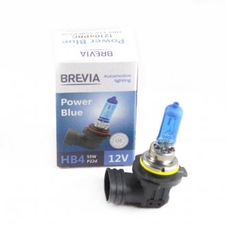 Автолампа Brevia 55 W 12 V темно-блакитна BREVIA HALOGEN 12104PBC