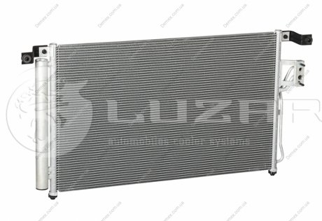 Радиатор кондиционера Santa fe 2.2/2.4/2.7 (06-) АКПП/МКПП LUZAR LRAC 0863 (фото 1)