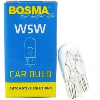 Автолампа 5 W, 24 V прозора BOSMA 0843S (фото 1)