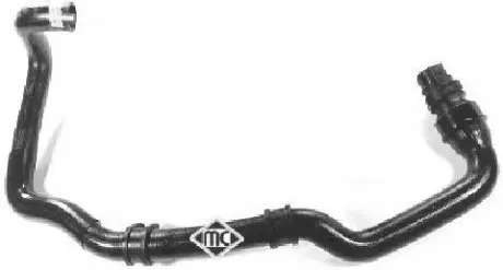 Трубка радиатора нижняя METALCAUCHO 08265