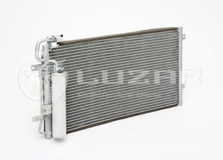 Радиатор кондиционера 2170 HALLA с ресивером ЛУЗАР LUZAR LRAC 0127 (фото 1)
