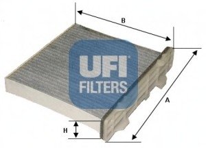 Фільтр, повітря у внутрішній простір UFI 54.147.00