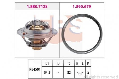 Термостат, охлаждающая жидкость EPS 1.880.712