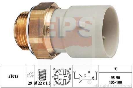 Термовыключатель вентилятора радиатора EPS 1.850.639 (фото 1)