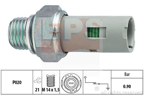 Датчик тиску масла EPS 1.800.153