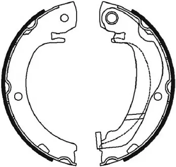 Колодки тормозные барабанные FERODO FSB4036