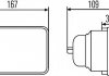 Елемент оптики авто HELLA 1AB 003 177-001 (фото 1)