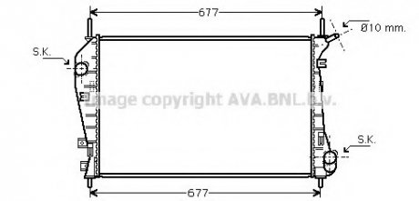 FD-MON 00-рад.охлаждения 2/02- 3.0i 24V (+AC) [OE. 1216262] AVA FDA2337