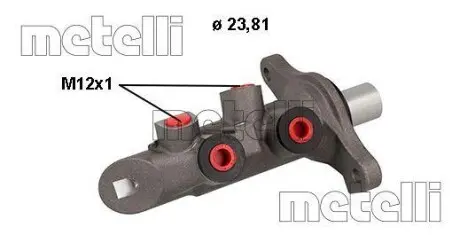Циліндр гальмівний головний METELLI 05-0876