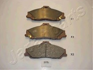 MAZDA Тормозные колодки передние B-serie,BT-50,Ford Ranger 1.8/3.0 96- JAPANPARTS PA-373AF