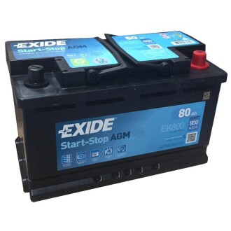 Акумулятор 6 CT-80-R Start-Stop AGM EXIDE EK800