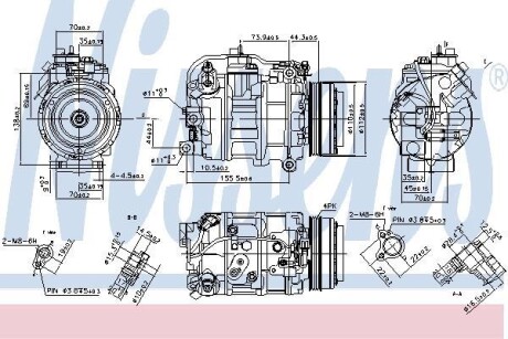 Компрессор кондиционера NISSENS 890218