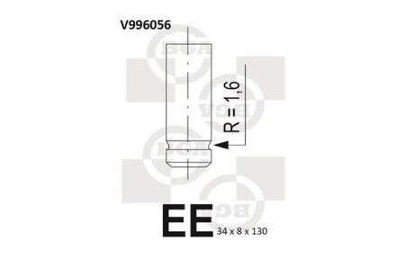 Клапан выпускной BGA V996056