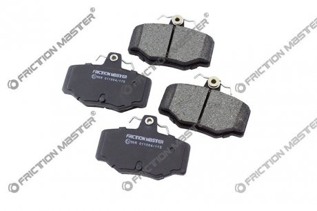 Колодки гальмівні дискові Brake Pads Premium FRICTION MASTER MKD1187