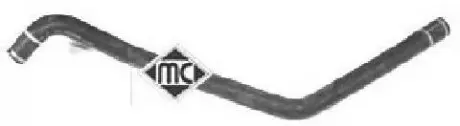 Патрубок радіатора METALCAUCHO 08556