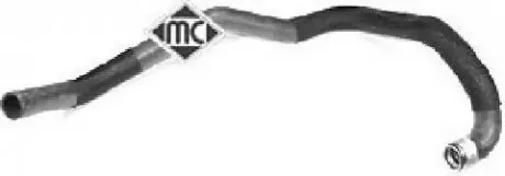 Патрубок радіатора METALCAUCHO 08597